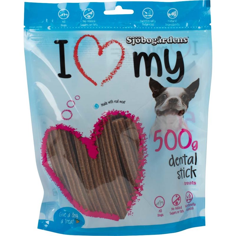 Tyggeben Dental sticks 500g Sjöbogården
