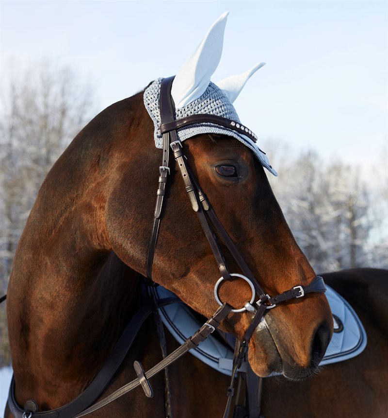 Trense med hannoveransk næsebånd Fonti JH Collection® Mørkebrun