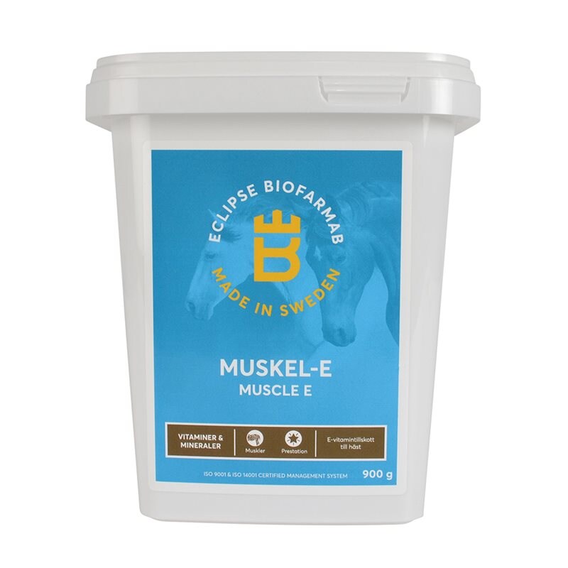 Tilskudsfoder - Muskler og led Muskel-E Eclipse Biofarmab