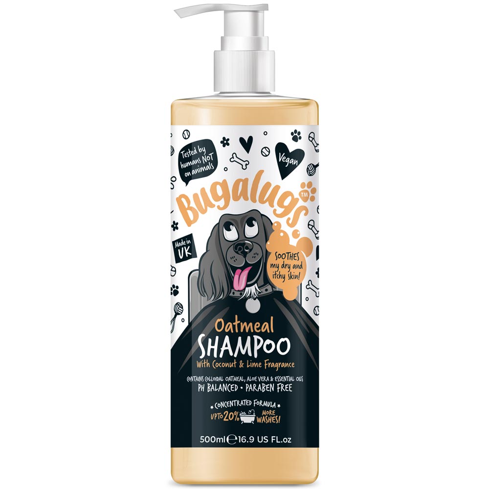 Hundeshampoo  Oatmeal & Aloe 500ml Bugalugs