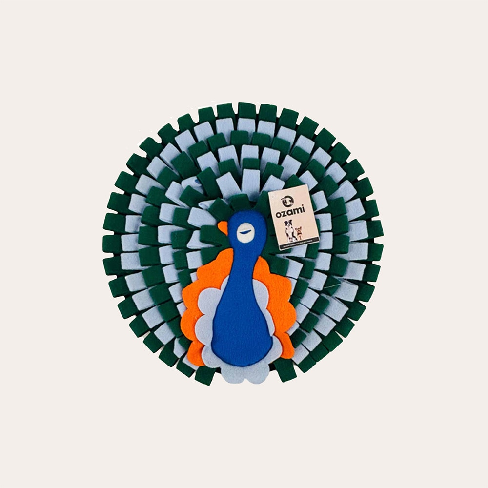 Aktivitetslegetøj Hunde Snuffle mat blue peacock Ozami