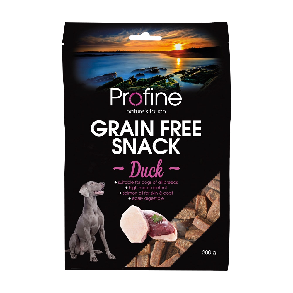 Hundegodbidder  Grain Free Semi Moist Snack Duck 200 g Profine