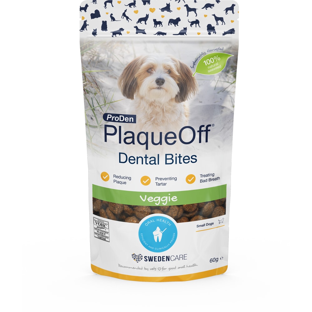 Tilskudsfoder Dental bites 60g PlaqueOff