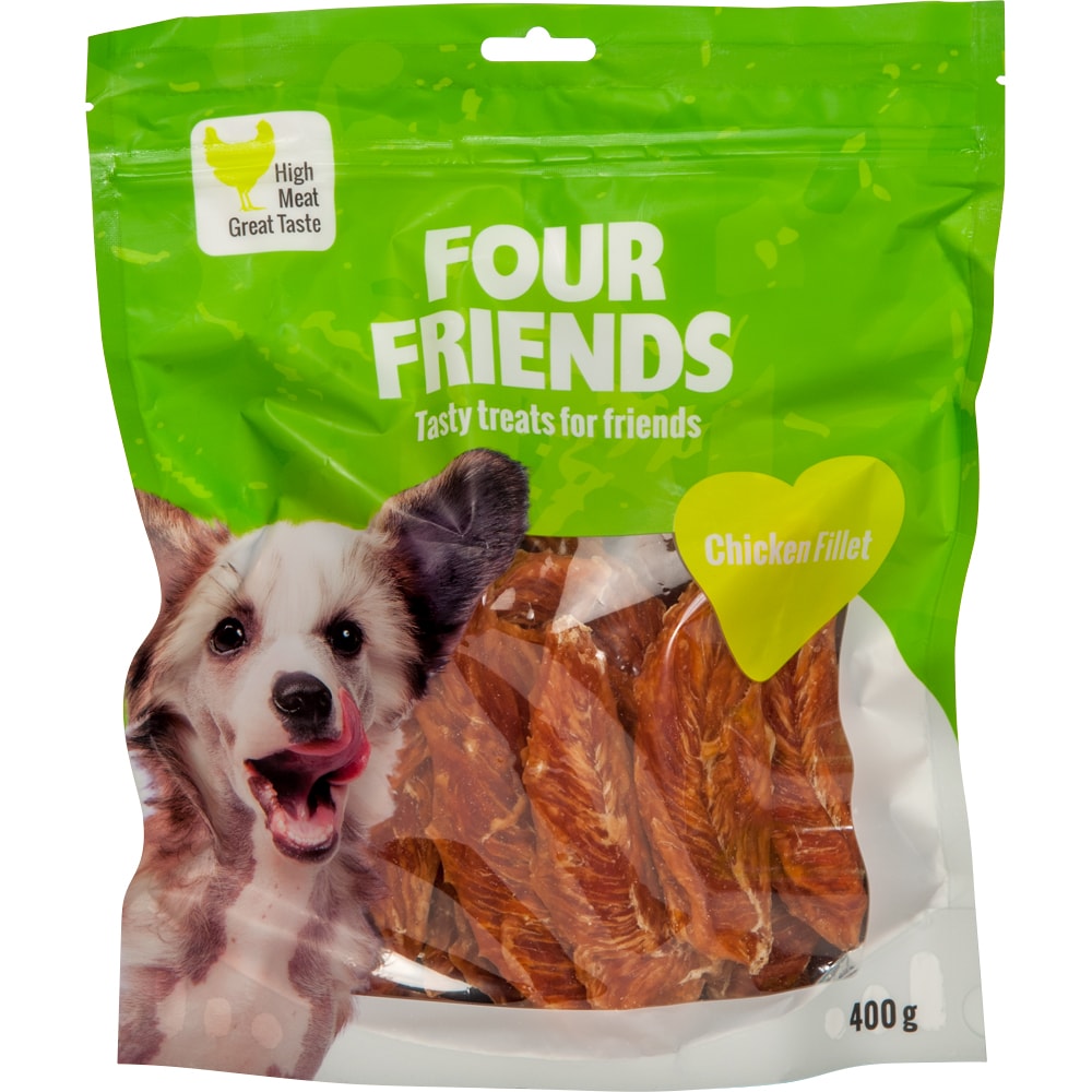 Hundegodbidder  Chicken Fillet 400 g FourFriends