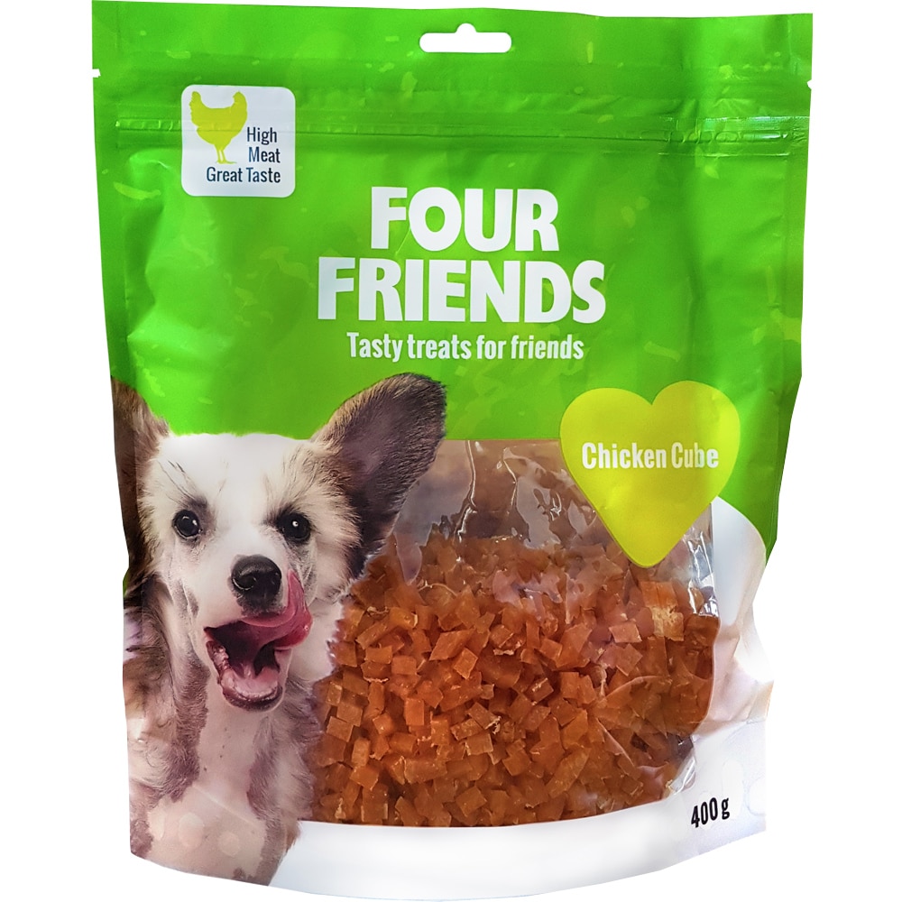 Hundegodbidder  Chicken Cube 400 g FourFriends