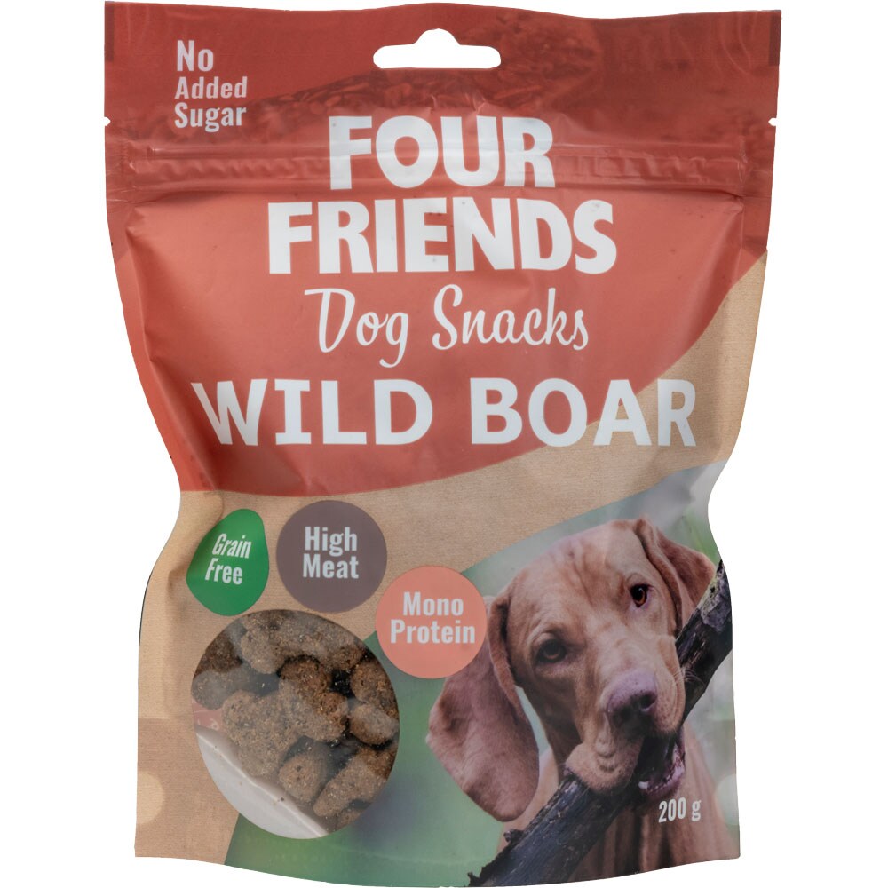 Hundegodbidder  Dog Snacks Wild Boar FourFriends