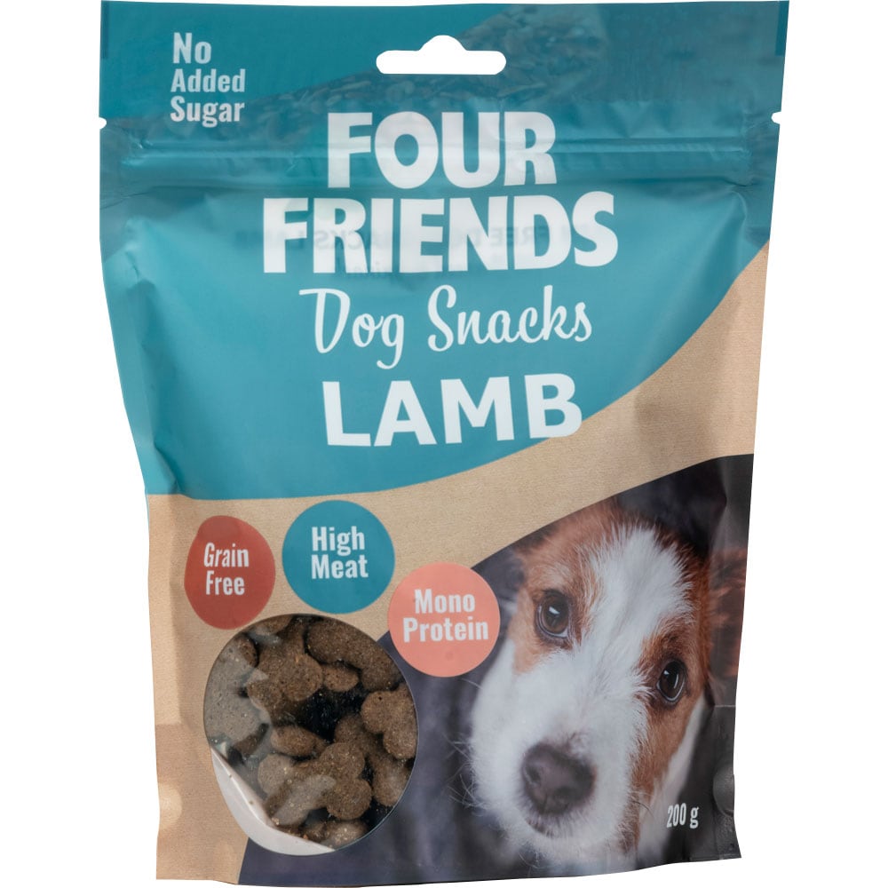 Hundegodbidder  Dog Snacks Lamb FourFriends