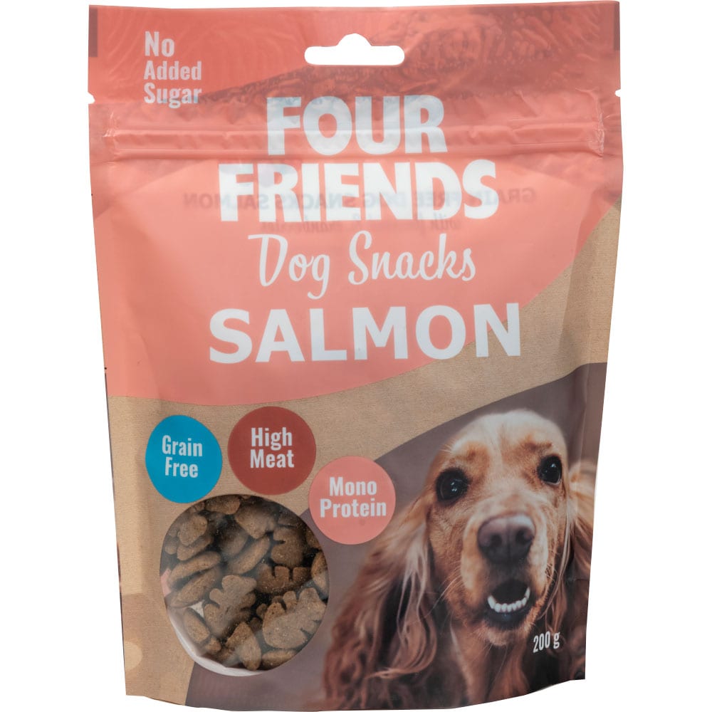Hundegodbidder  Dog Snacks Salmon FourFriends