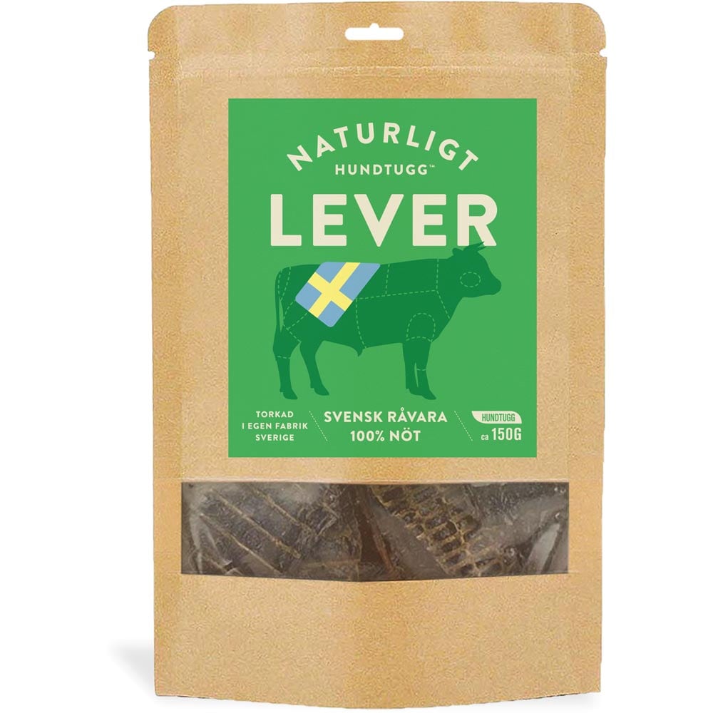 Hundegodbidder  Beef liver 150g Naturligt Hundtugg