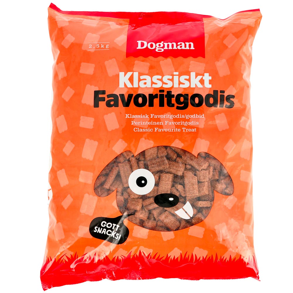 Hundegodbidder  Favoritgodis 2,5kg Dogman