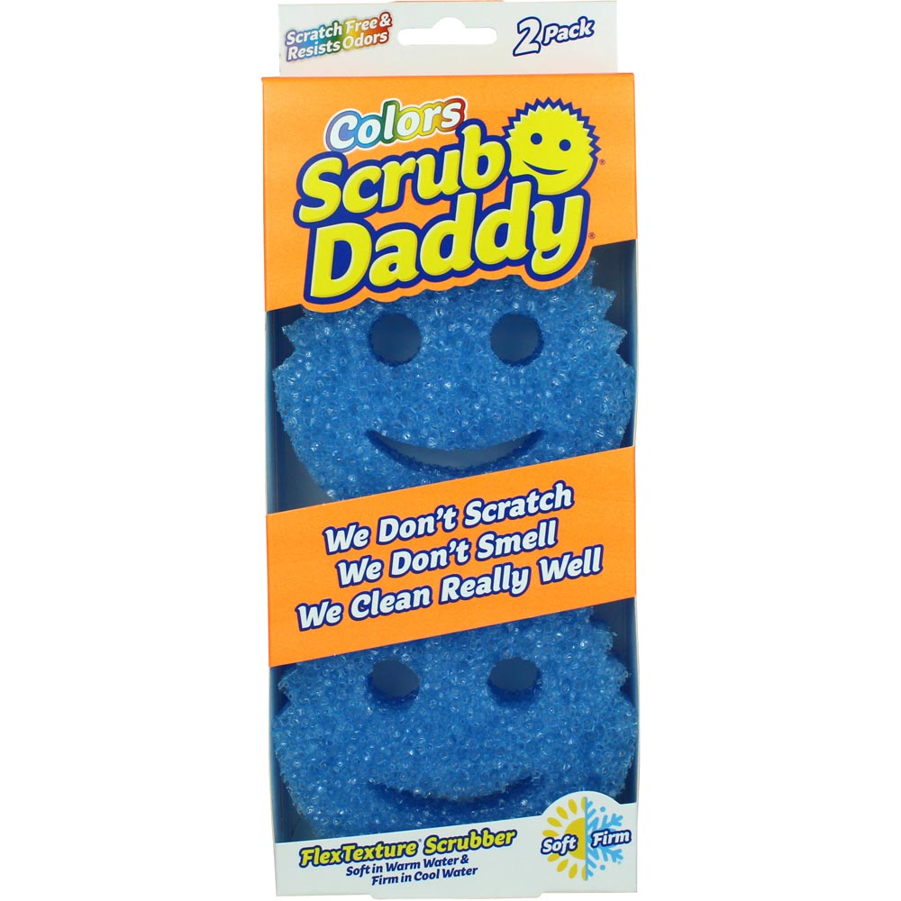 Rengøringssvamp  Blue Twin Pack Scrub Daddy