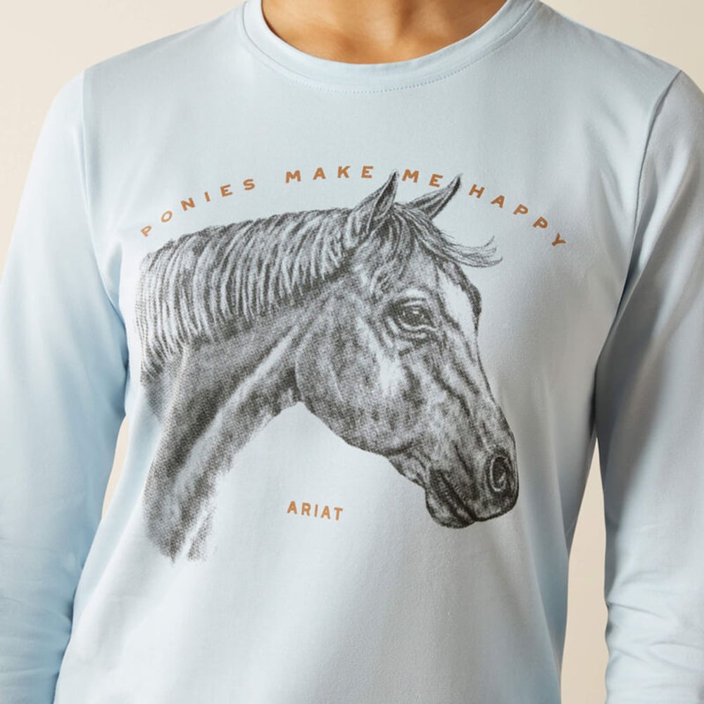 Langærmet T-shirt Junior Happy Tee ARIAT®
