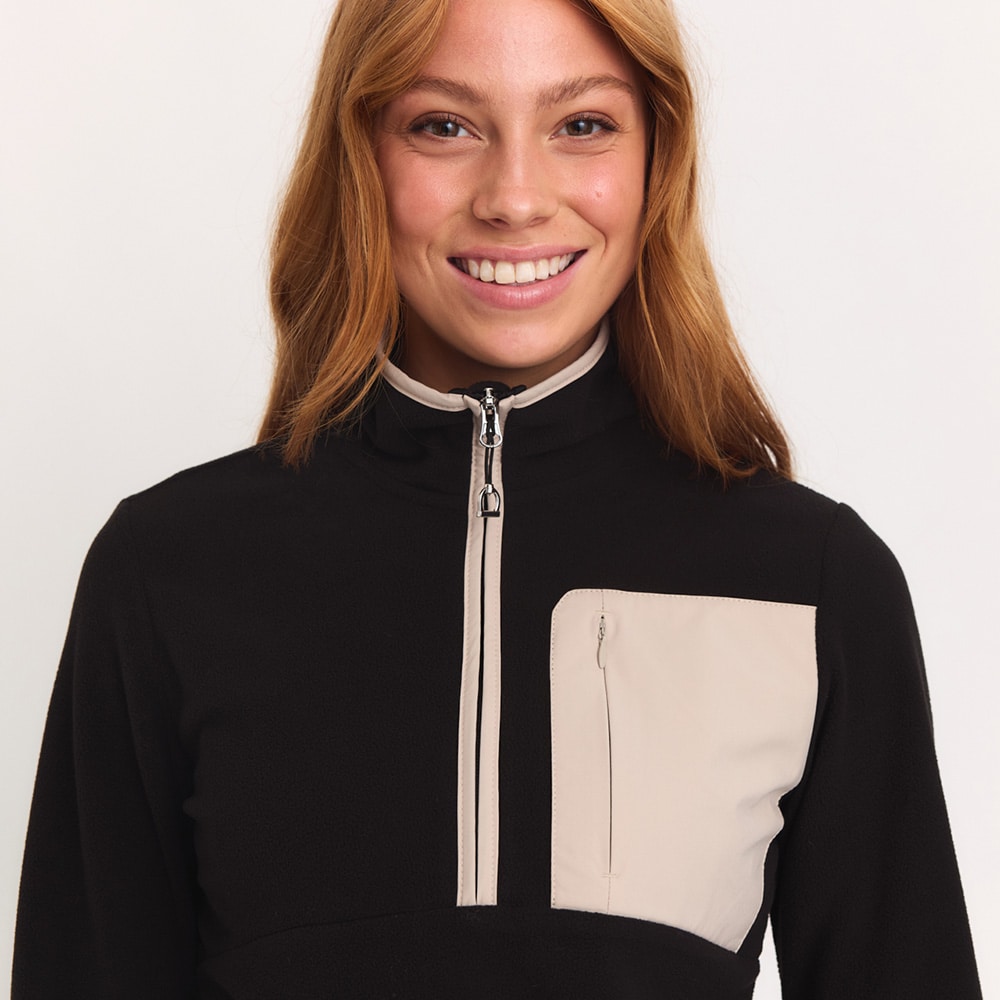 Fleecetrøje  Basic 1/2 zip CRW®