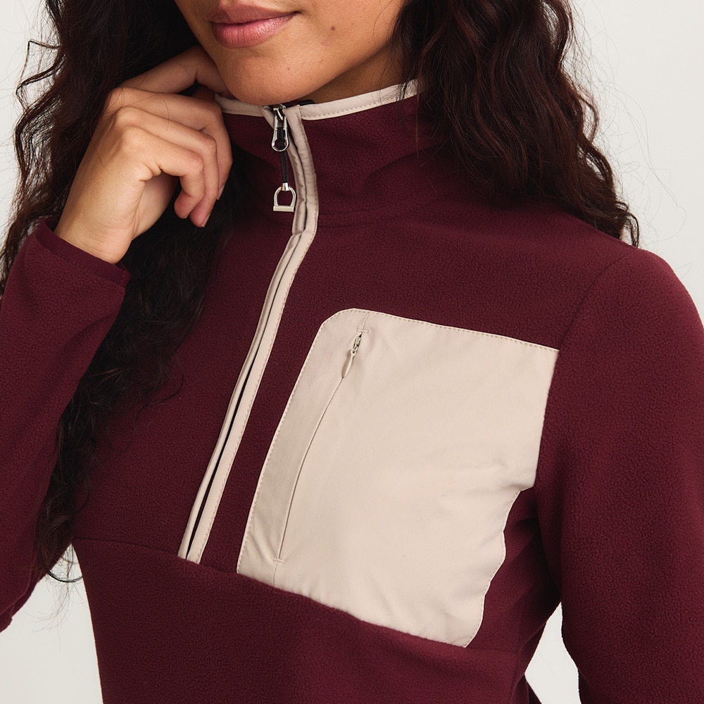 Fleecetrøje  Basic 1/2 zip CRW®