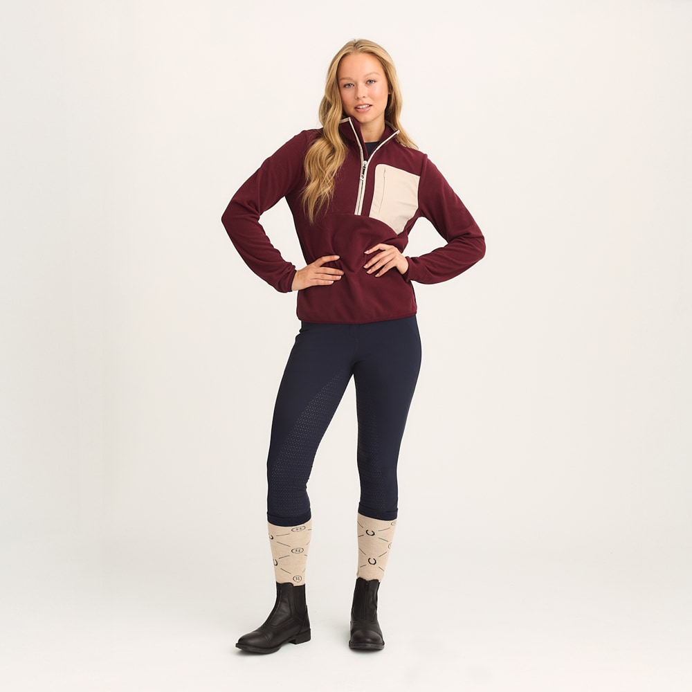 Fleecetrøje  Basic 1/2 zip CRW®