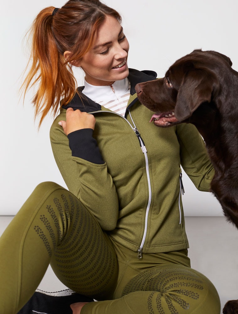 Fleecetrøje Galhad Hood CRW®