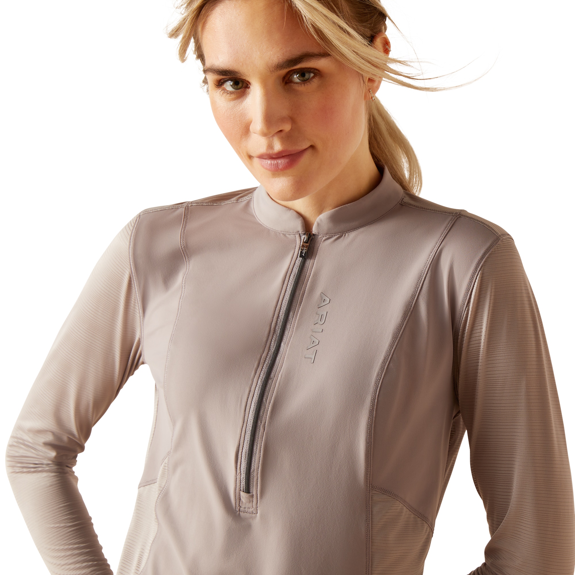 Funktionstop Langærmet Wms Breathe 1/4 zip baselayer ARIAT®