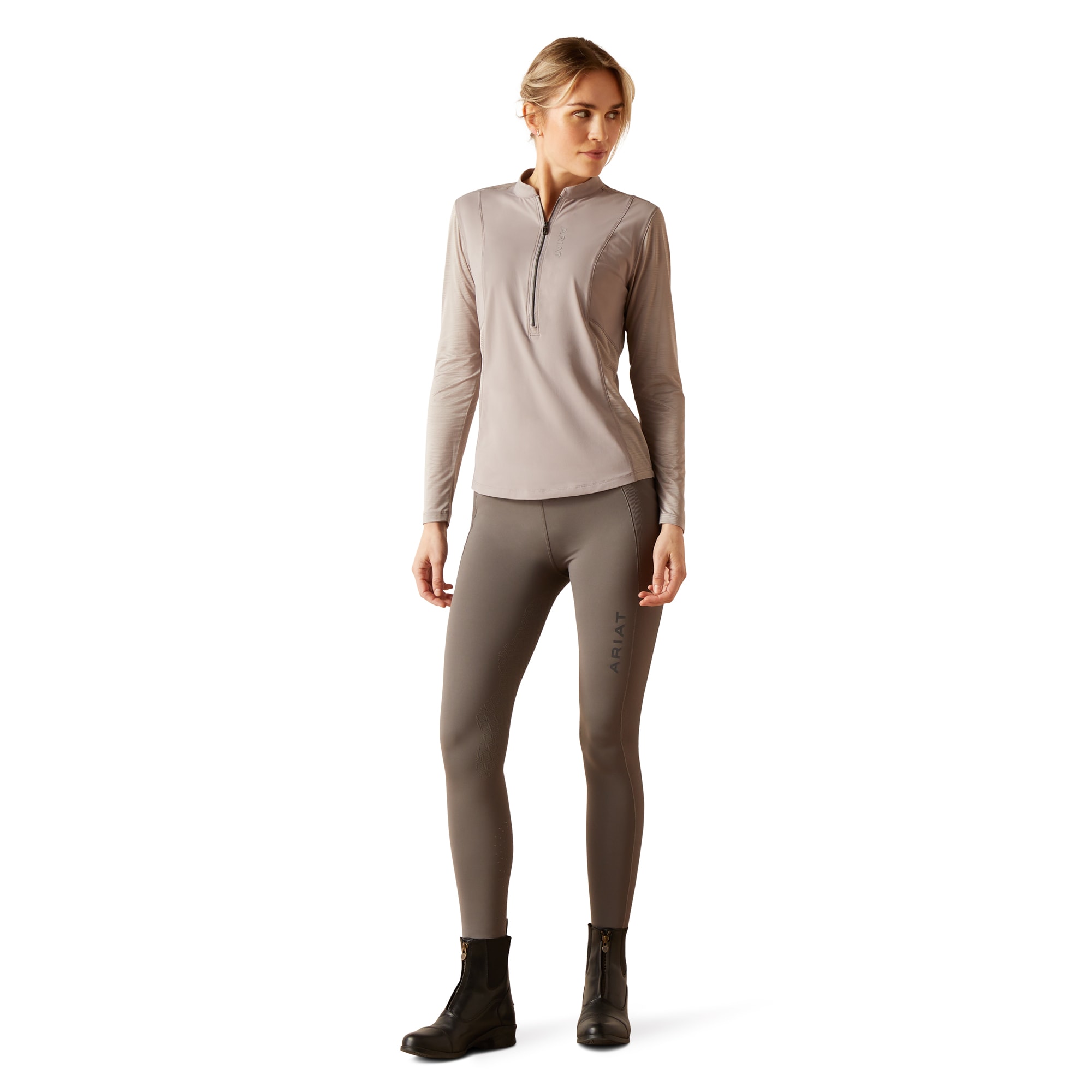 Funktionstop Langærmet Wms Breathe 1/4 zip baselayer ARIAT®