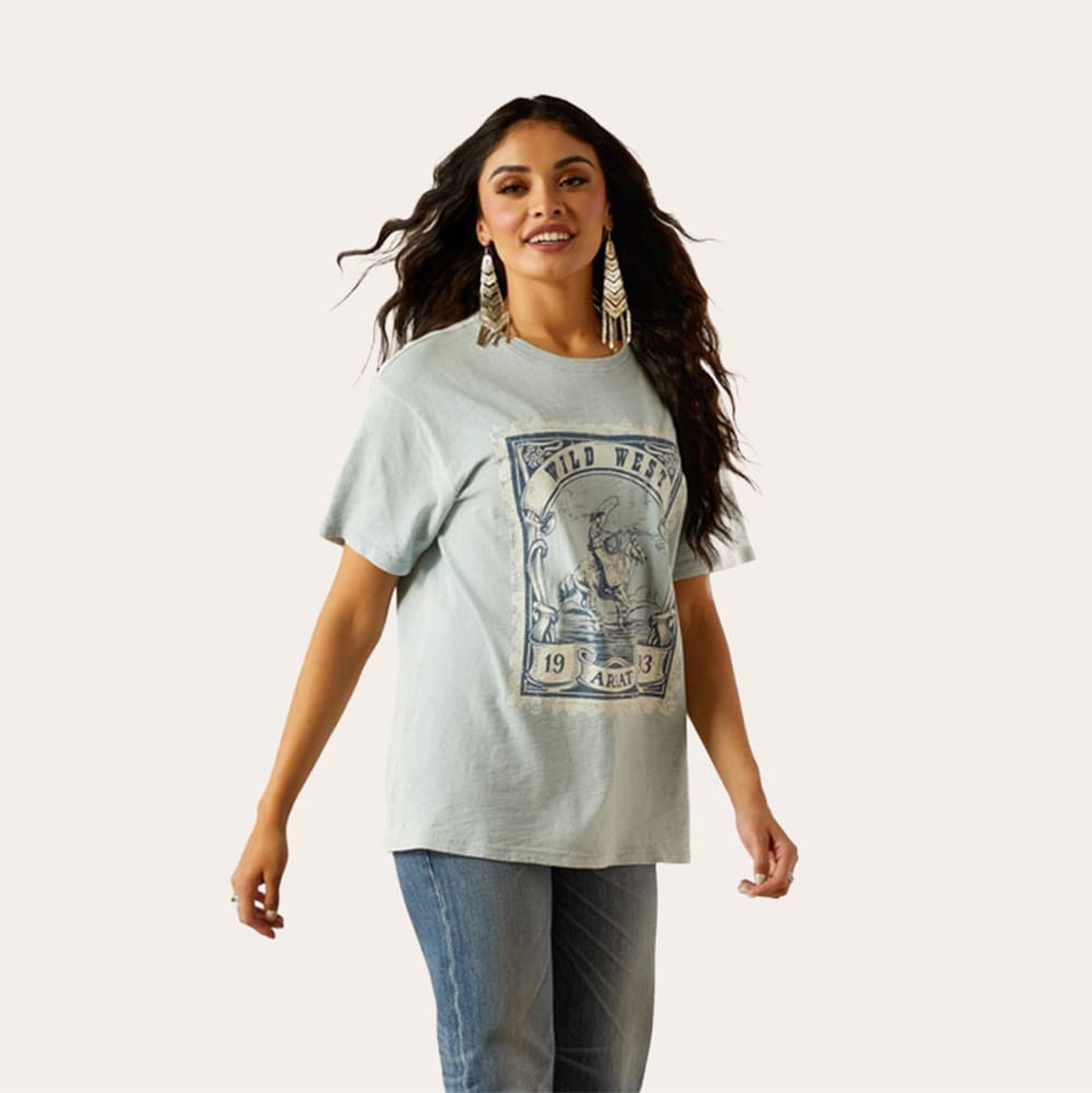 T-shirt Wms Wild West Stamp ARIAT®