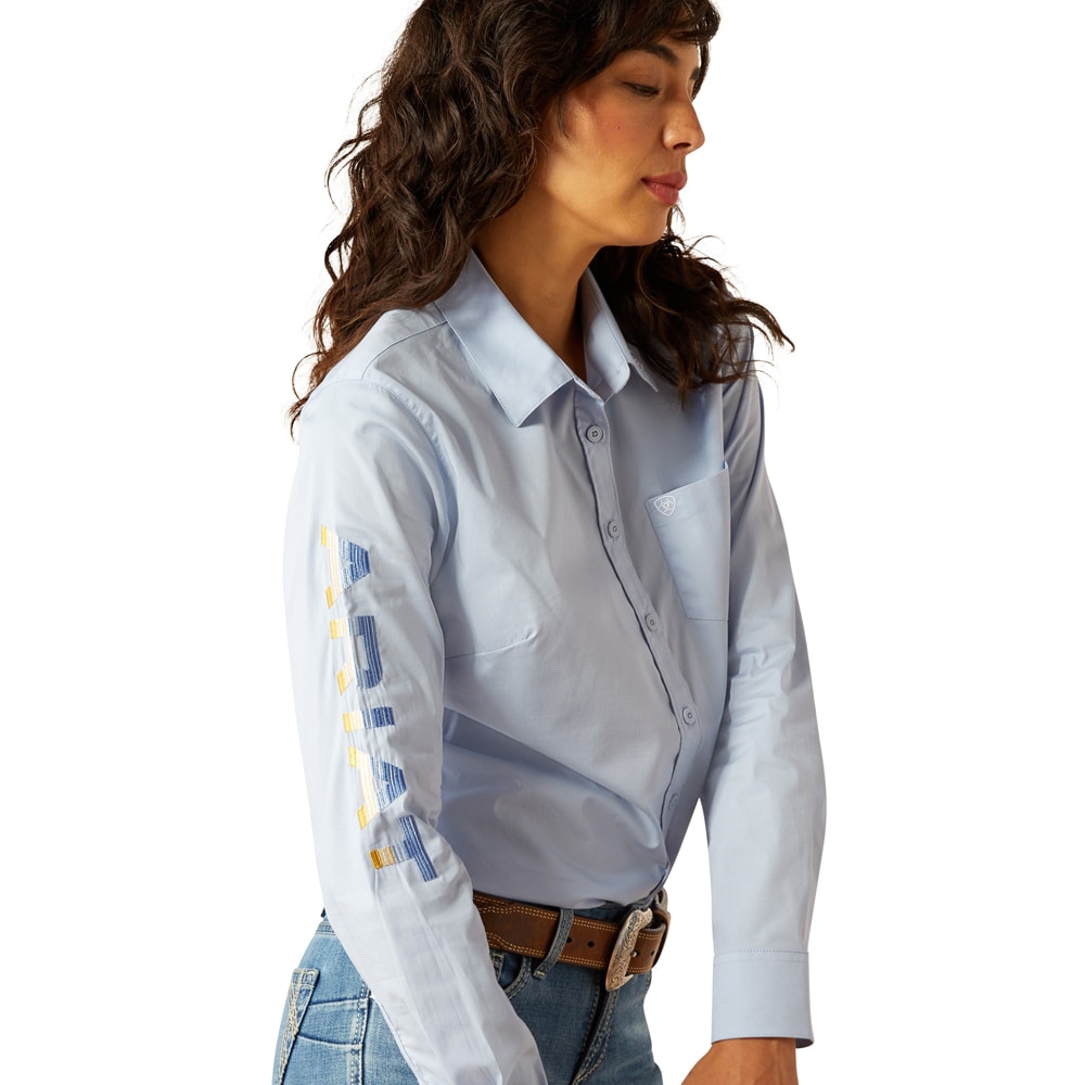Skjorte  Wms Wrinkle resist team kirby ARIAT®