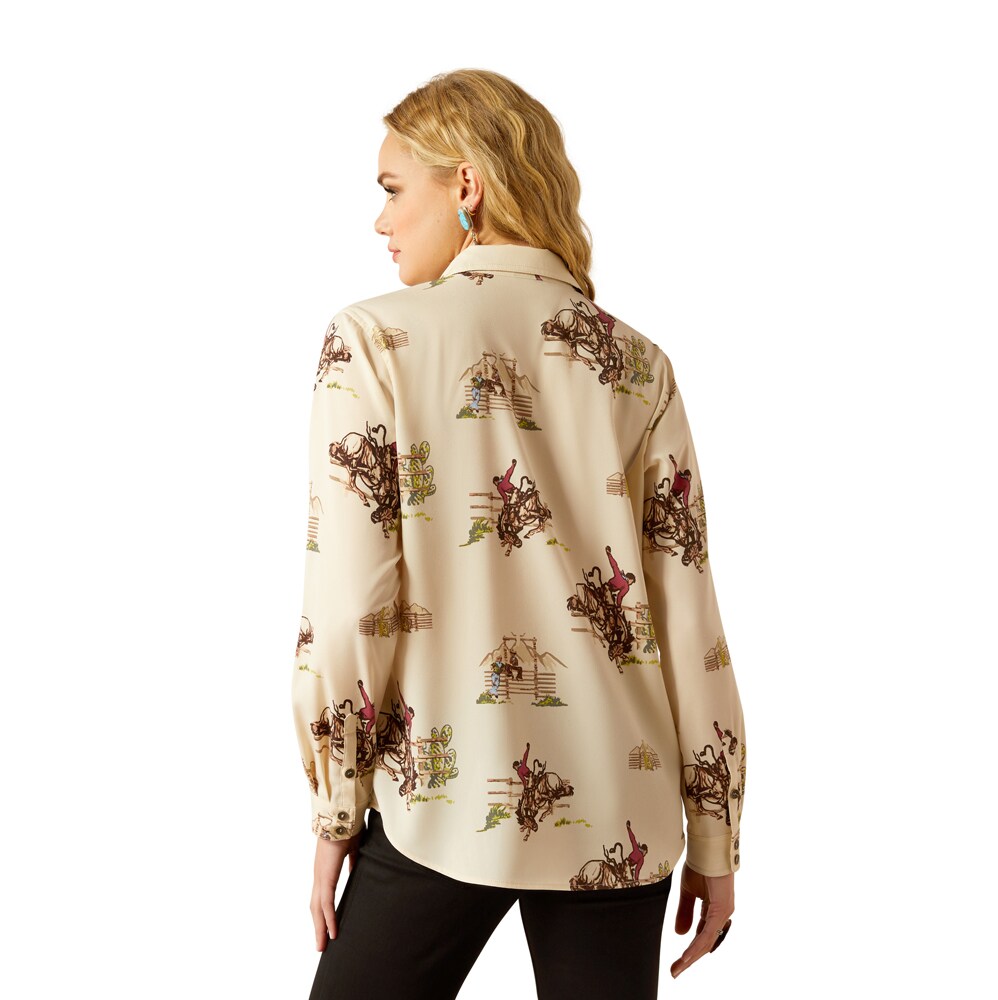 Skjorte  Wms Homestyle Button Up ARIAT®