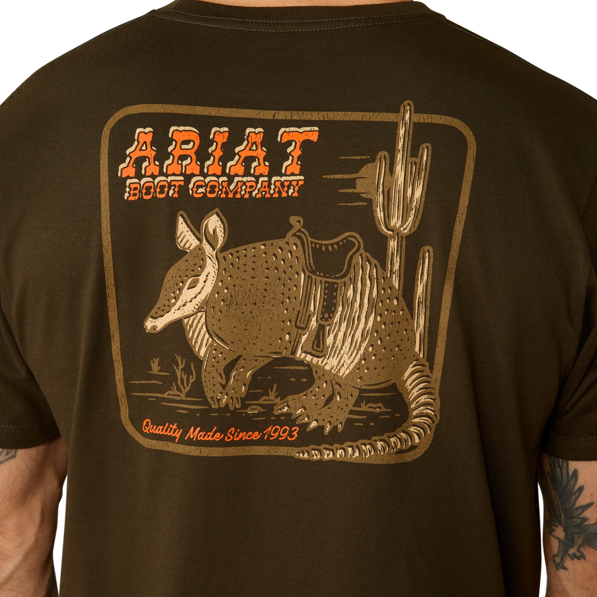 T-shirt  Mns Armadillo on a Half Shell ARIAT®