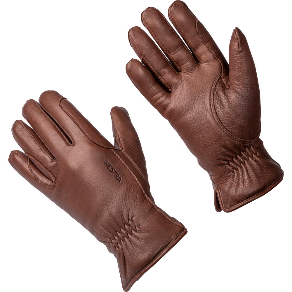 Handsker Deerskin Lined - 5 finger HESTRA -