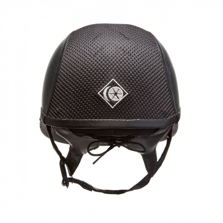 Ridehjelm VG1 SP8 Plus Leatherlook Charles Owen