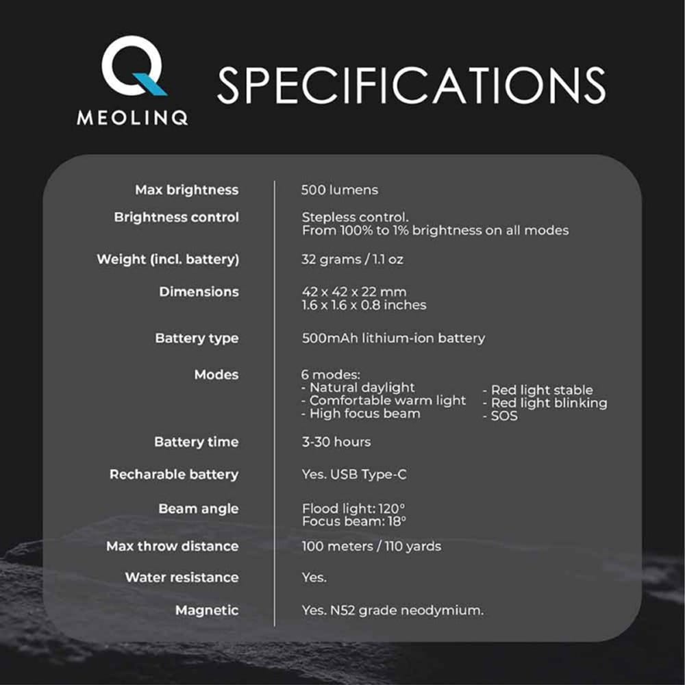LED-lygte  Light 01 Meolinq
