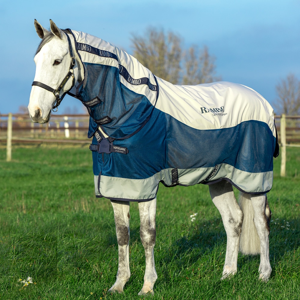 Regn-/Fluedækken  Rambo Summer Series Turnout Horseware®