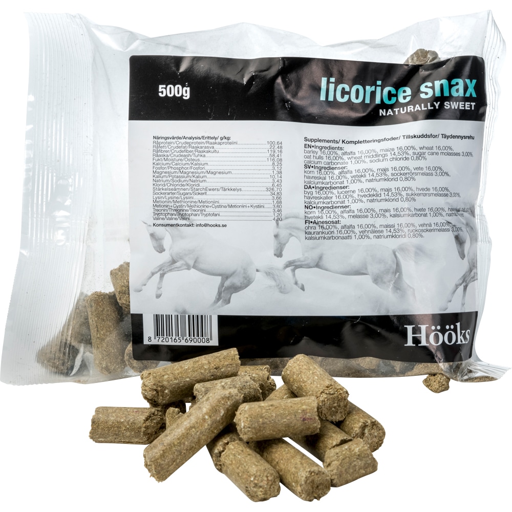 Hestegodbidder 500 g Licorice Snax Hööks