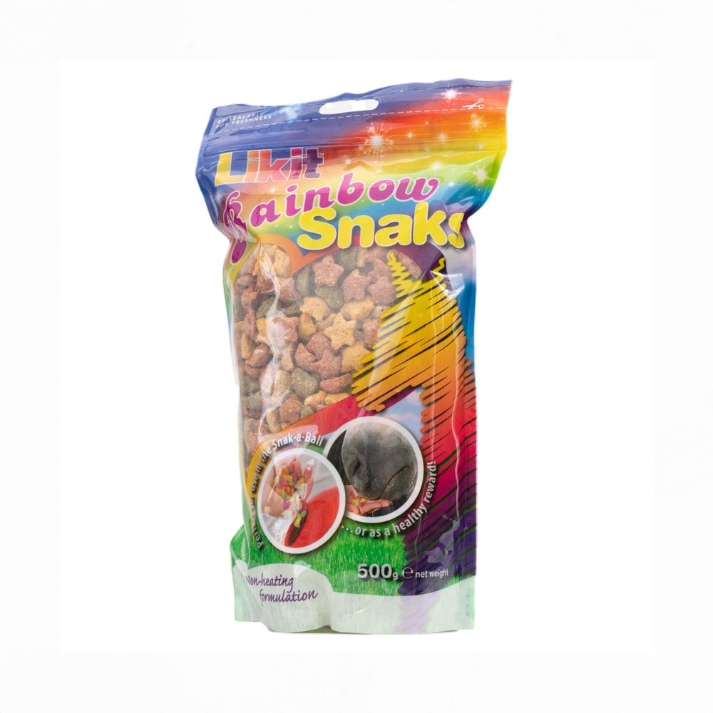 Hestegodbidder 500 g Snaks Rainbow Likit
