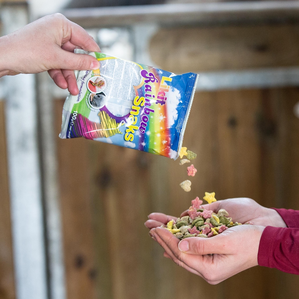 Hestegodbidder 100 g Snaks Rainbow Likit