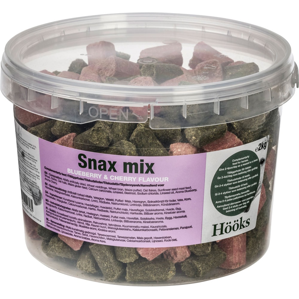 Hestegodbidder  Snax Mix Blueberry & Cherry Hööks