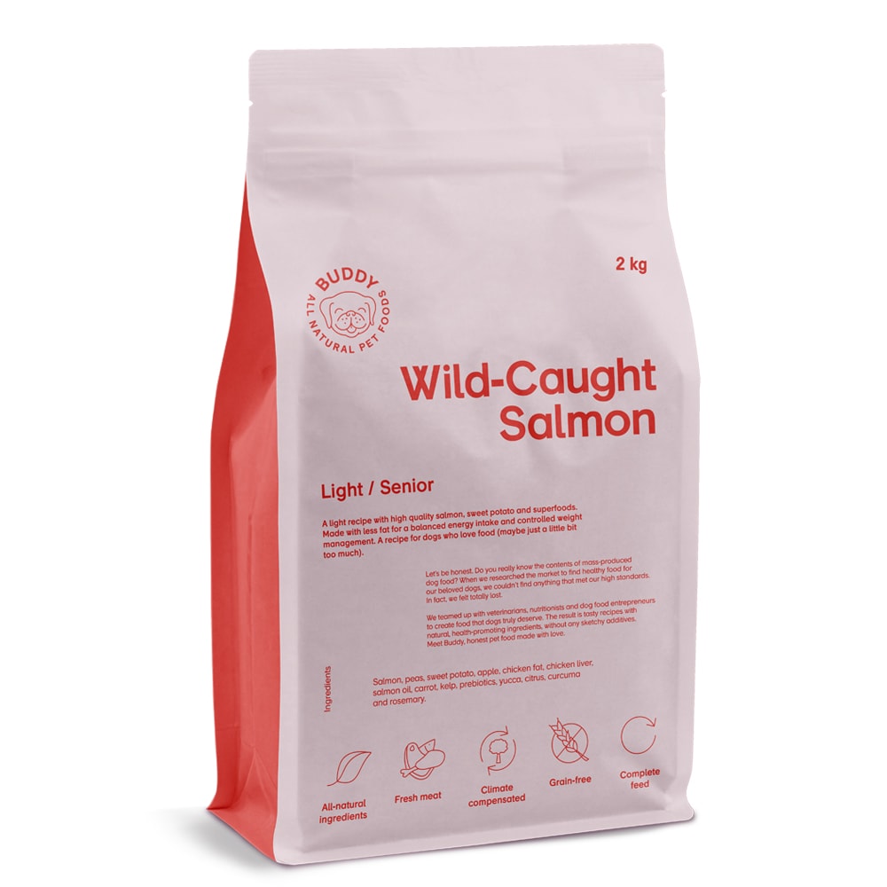 Hundefoder 2 kg Wild-Caught Salmon BUDDY