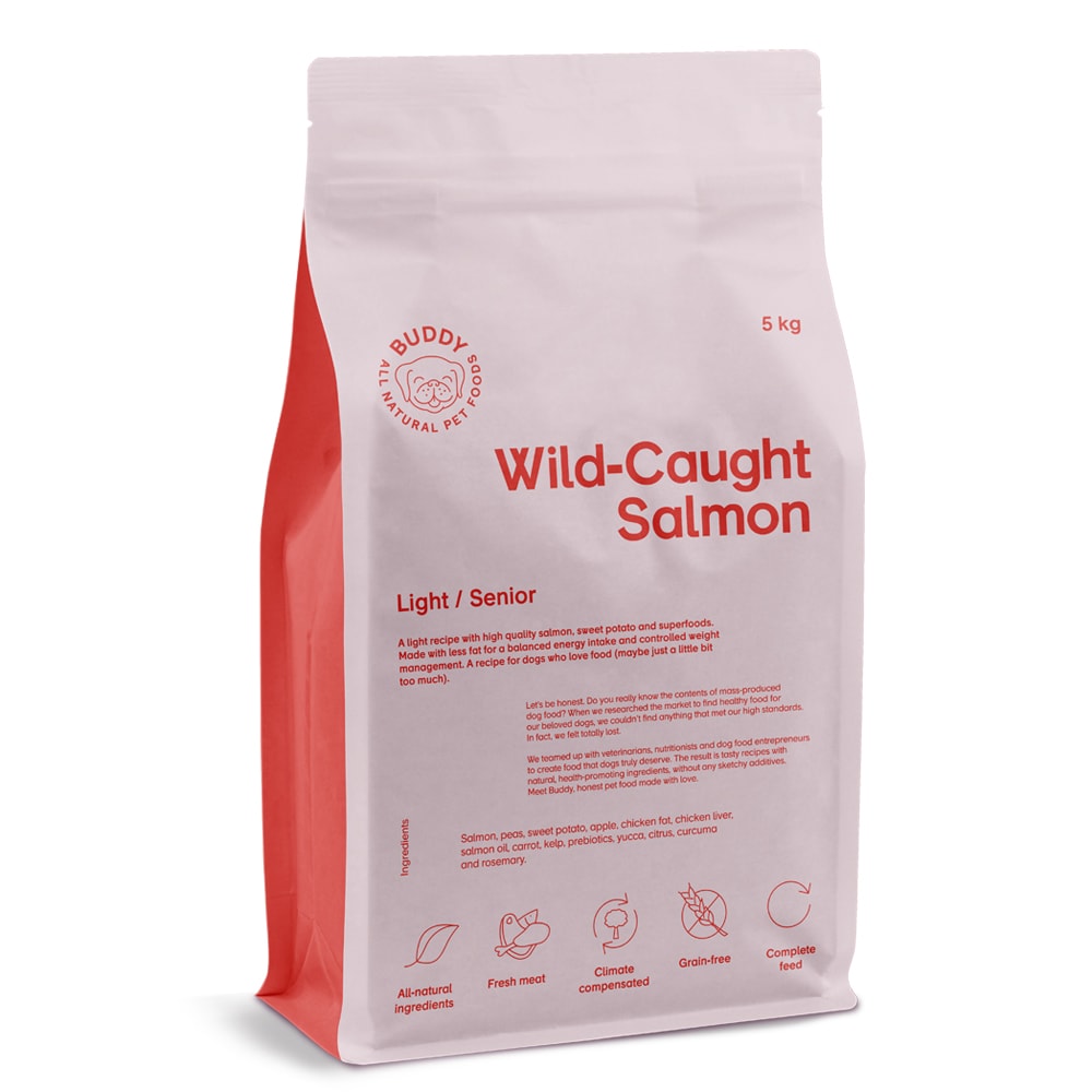 Hundefoder 5 kg Wild-Caught Salmon BUDDY