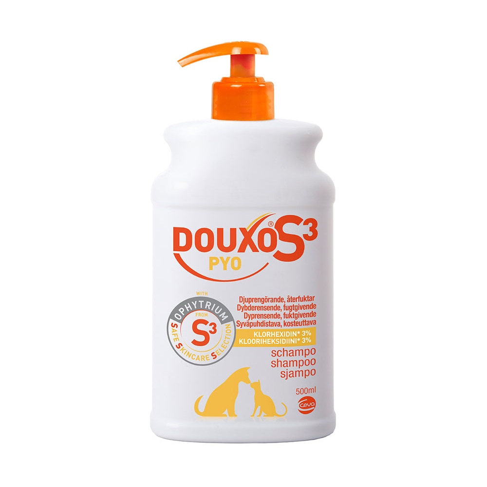 Hundeshampoo 500 ml S3 Pyo schampo Douxo