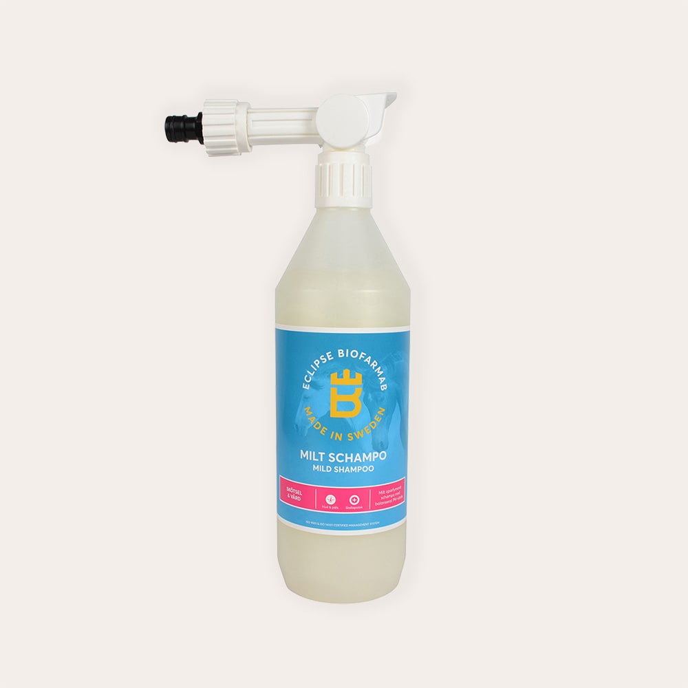 Hesteshampoo 1 L Sprutmunstycke Eclipse Biofarmab