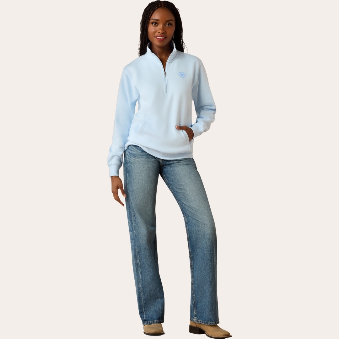 Sweatshirt Foundation Logo Half Zip ARIAT®